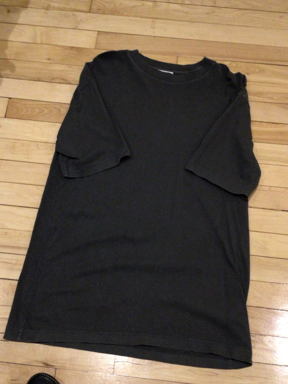 COS Men's Dark Green Short-Sleeve Crew T-Shirt
